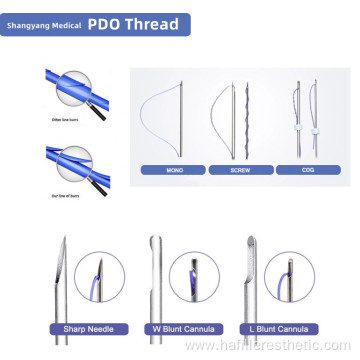 Korea tornado screw hilos tensores espiculados fio pdo